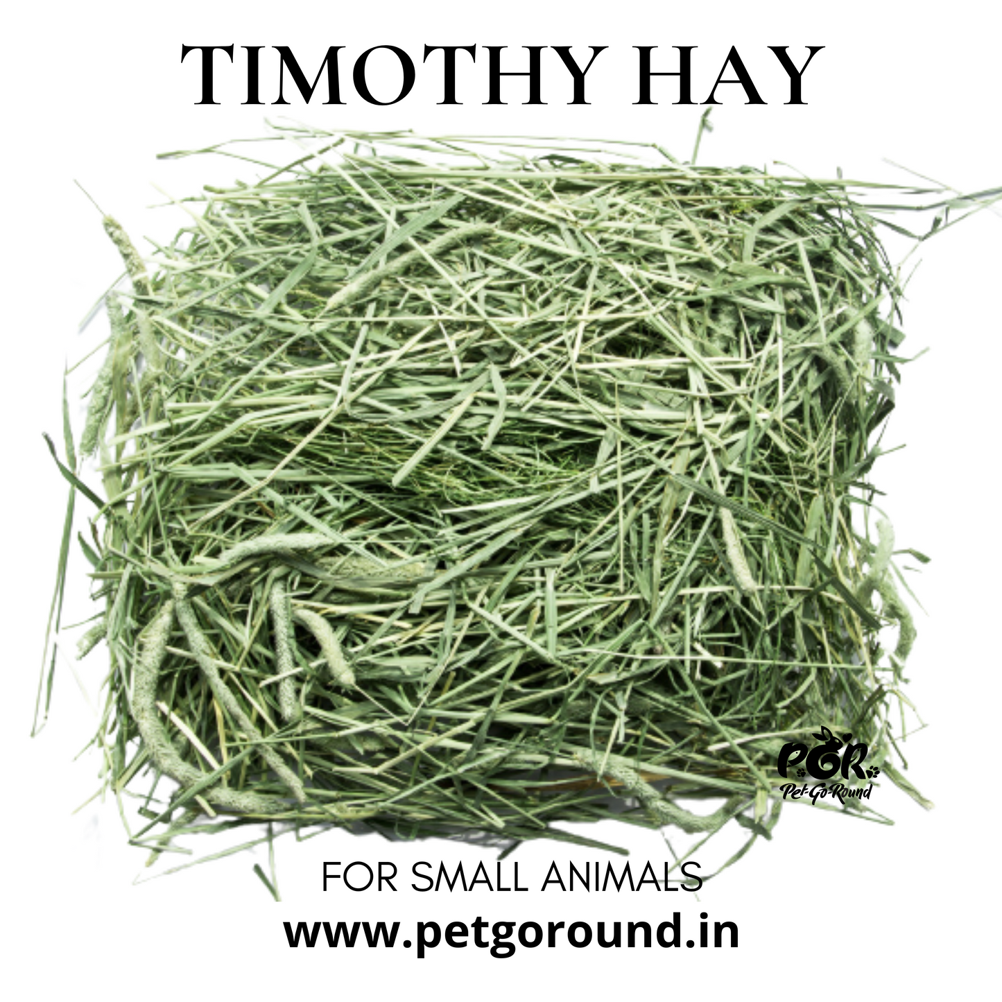 High Fibre Timothy Hay for Rabbits & Guinea Pigs-All age Groups