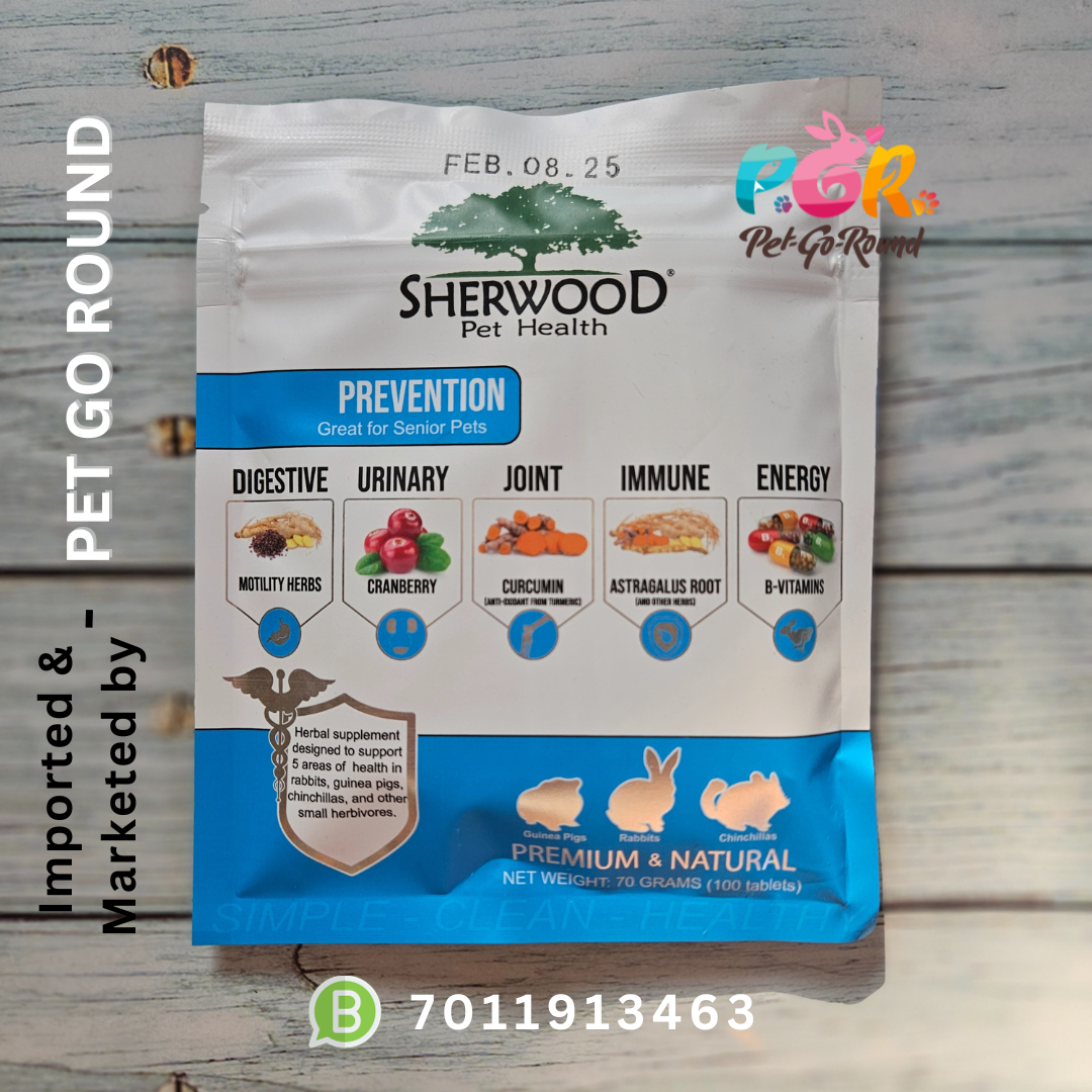 SHERWOOD Pet Health - PREVENTION for Rabbits & Guinea Pigs