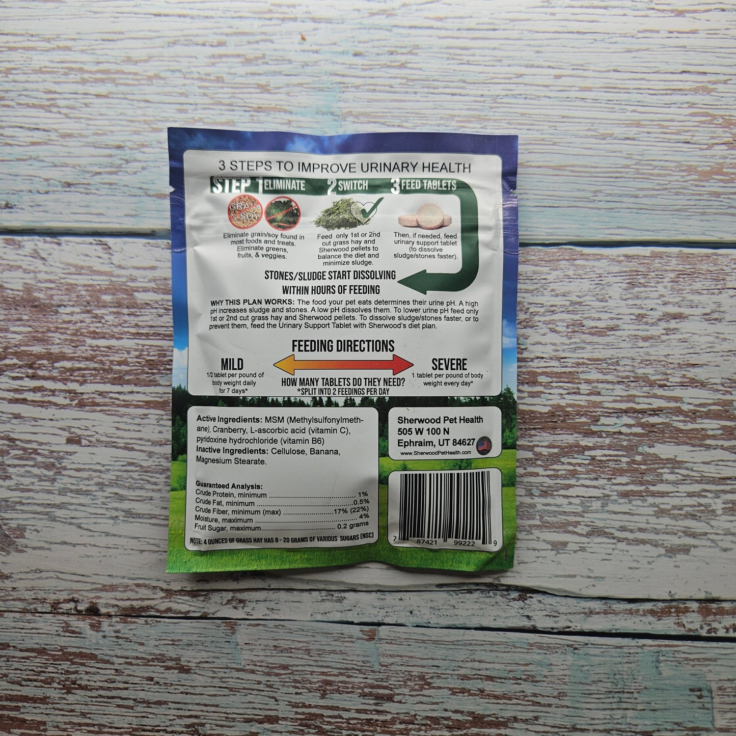 Sherwood Urinary Support for Rabbits & Guinea Pigs