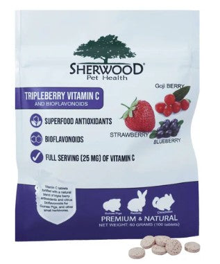 Sherwood Pet Health - TripleBerry Vitamin C for Rabbits & Guinea Pigs