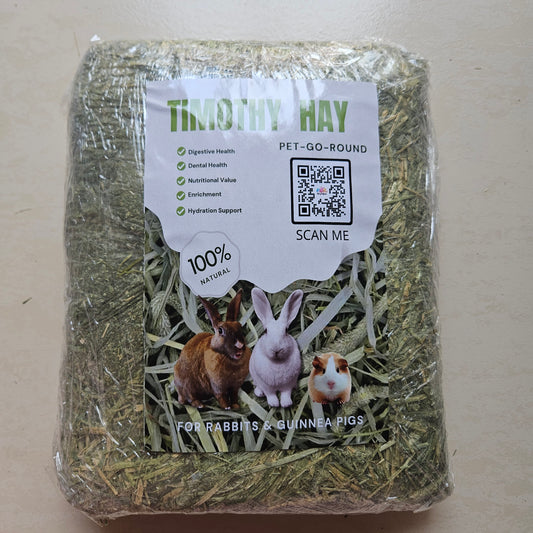 High Fibre Timothy Hay for Rabbits & Guinea Pigs-All age Groups