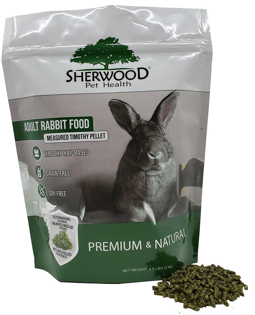 Sherwood - Adult Rabbit Food - Measured Timothy Pellet - 2kg